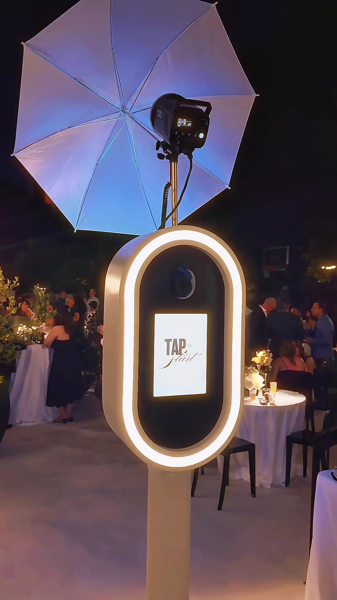 LA Glam Booth Glam Booth set up outdoors at an evening event