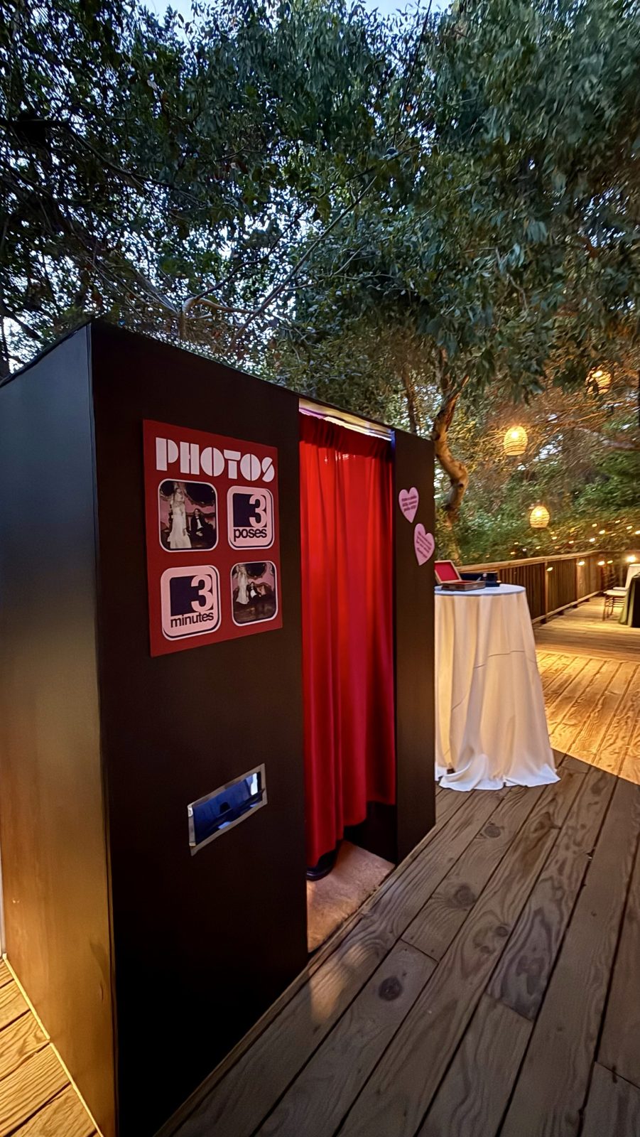 Vintage Booth at Calamigos Ranch